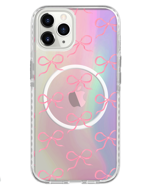 iPhone Rearguard Holo - Coquette Pink Bow