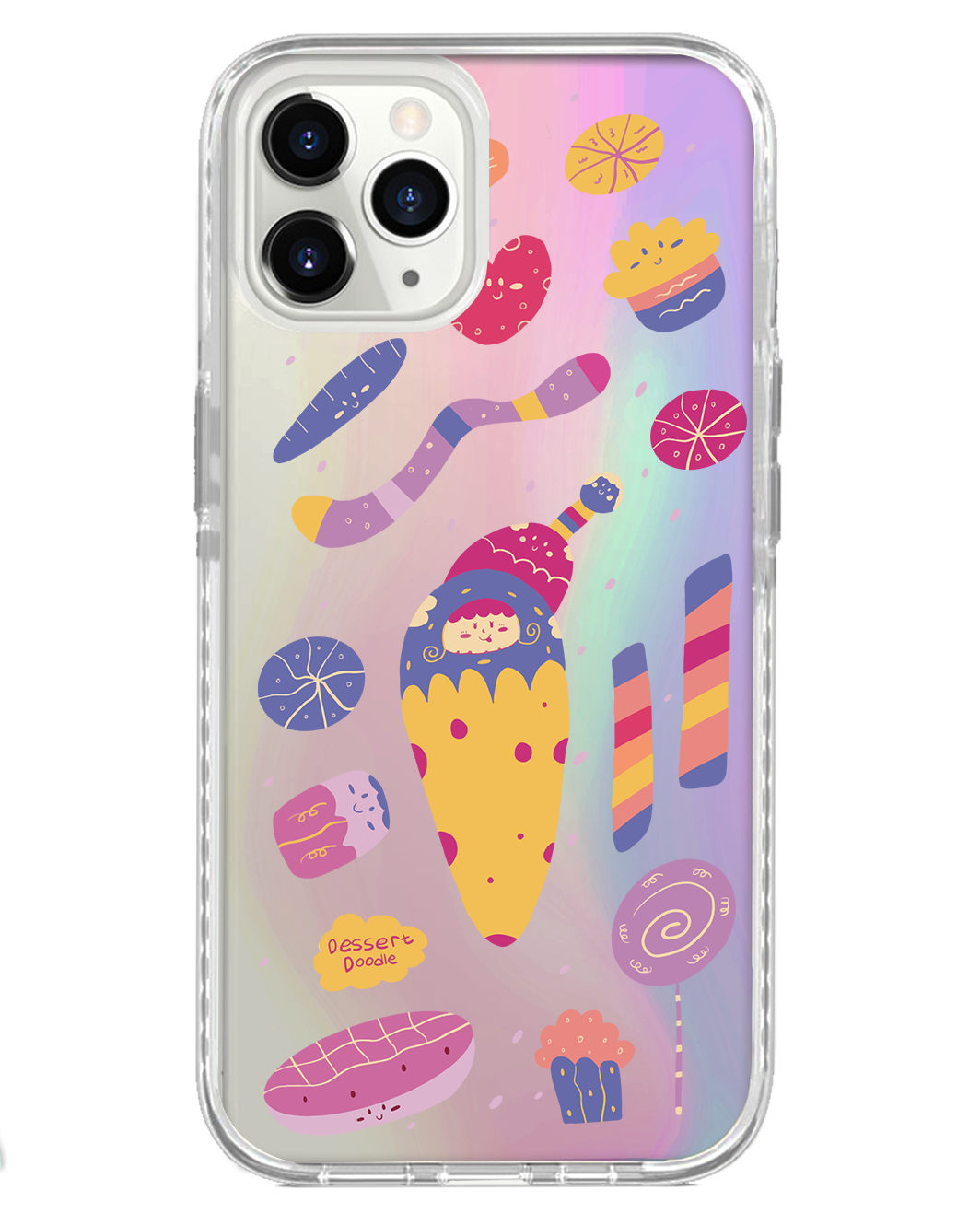 iPhone Rearguard Holo - Dessert Doodle