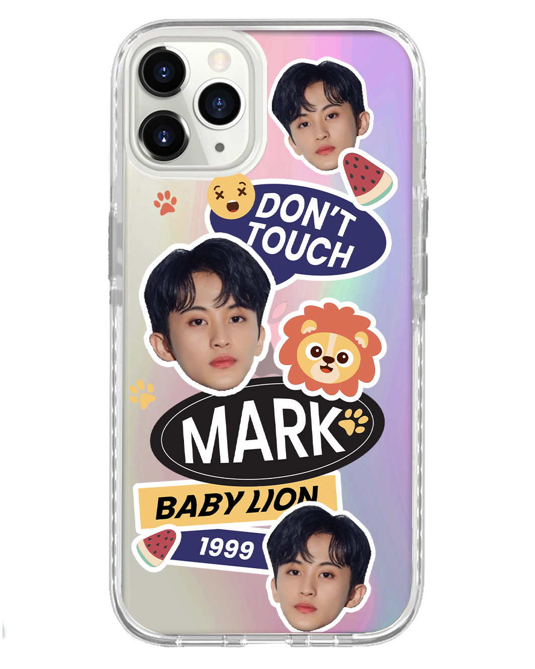 iPhone Rearguard Holo - Face Grid Baby Lion