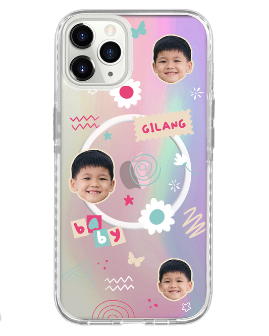 iPhone Rearguard Holo - Face Grid Abstract