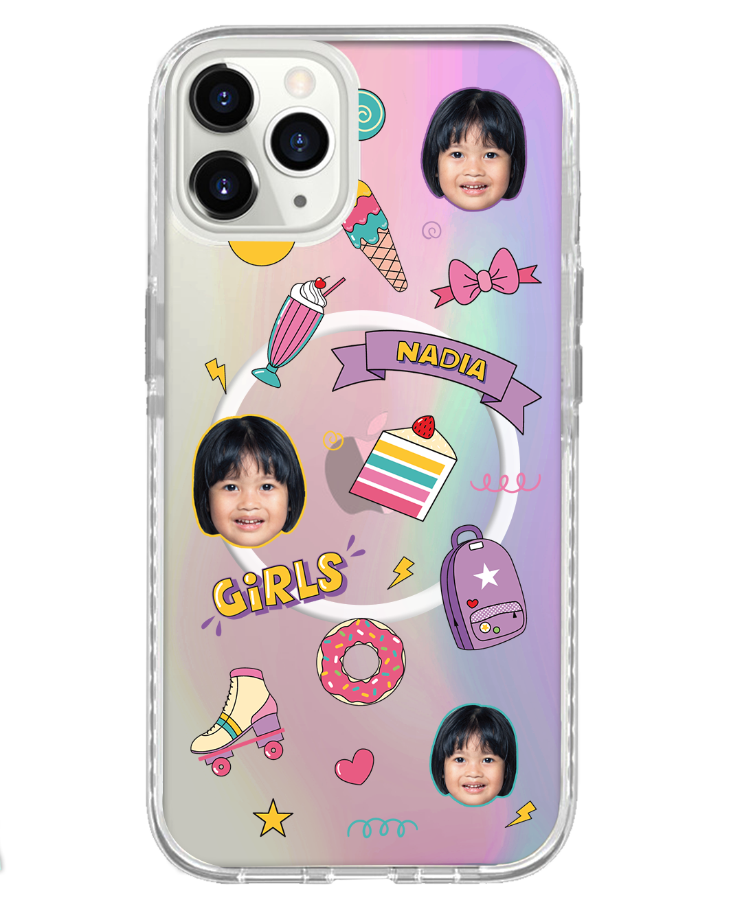 iPhone Rearguard Holo - Face Grid Comic