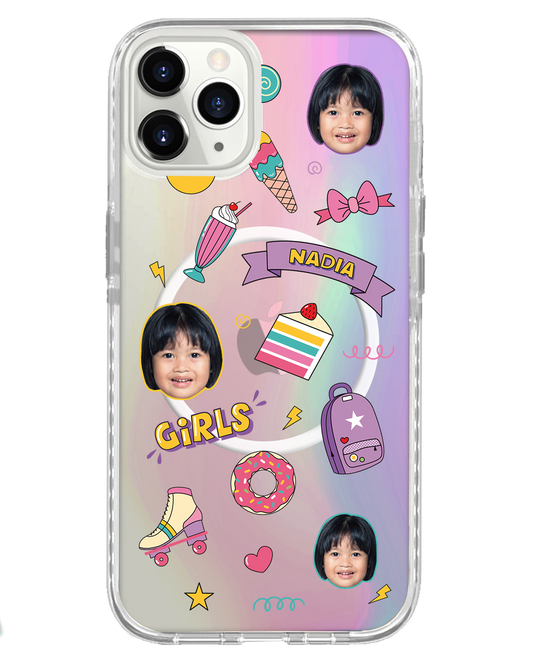 iPhone Rearguard Holo - Face Grid Comic