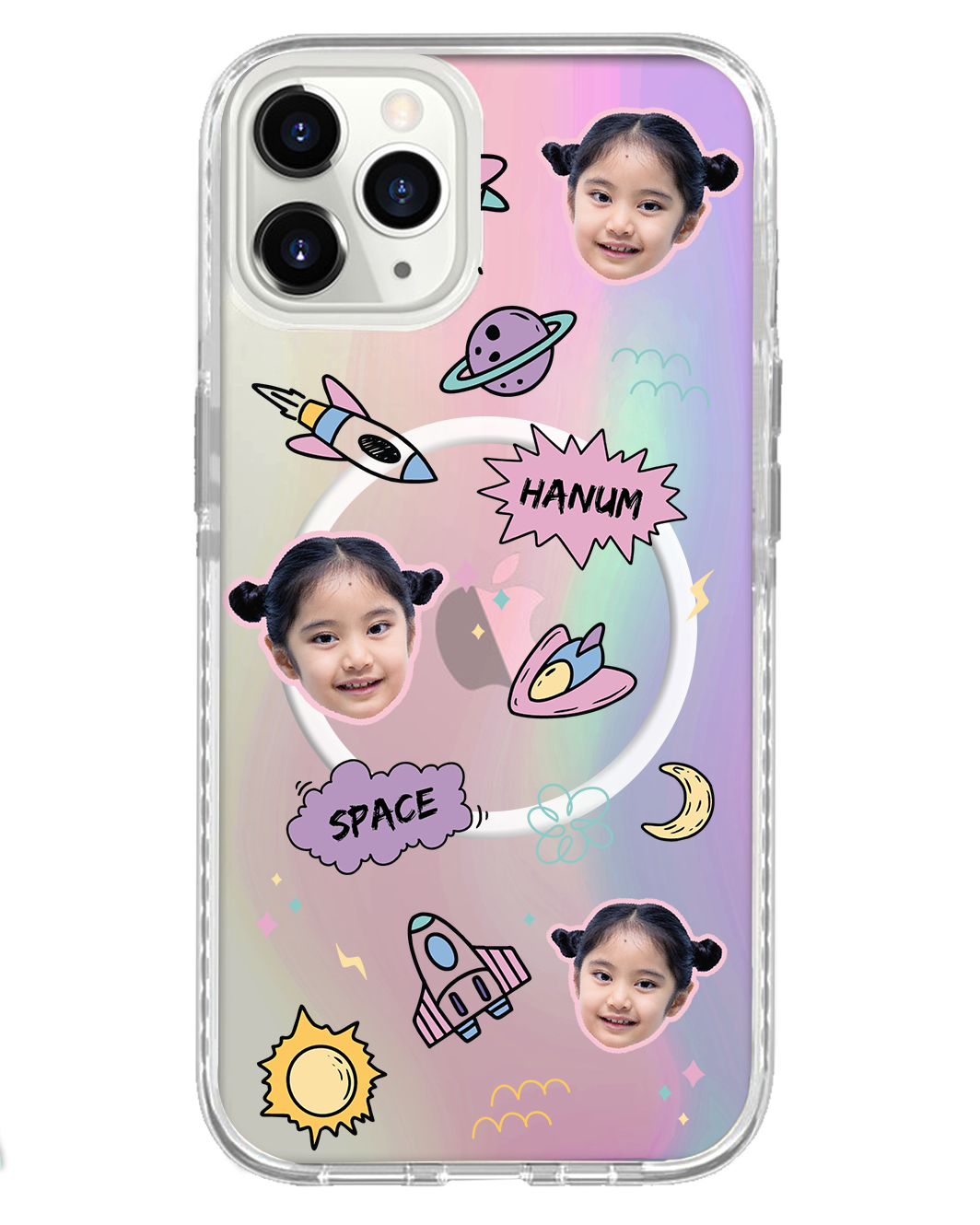 iPhone Rearguard Holo - Face Grid Space