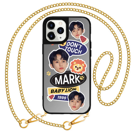 iPhone Mirror Grip - Face Grid Baby Lion