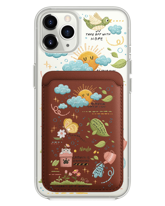 iPhone Magnetic Wallet Case - Growth