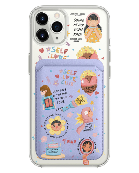 iPhone Magnetic Wallet Case - Self Love Club