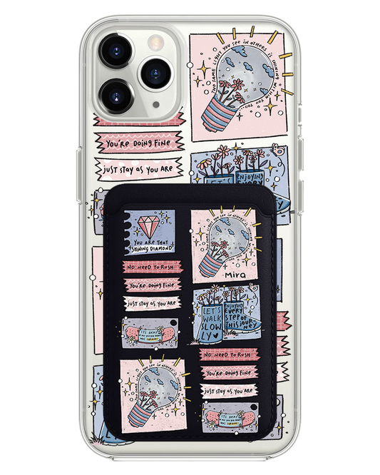 iPhone Magnetic Wallet Case - Shine