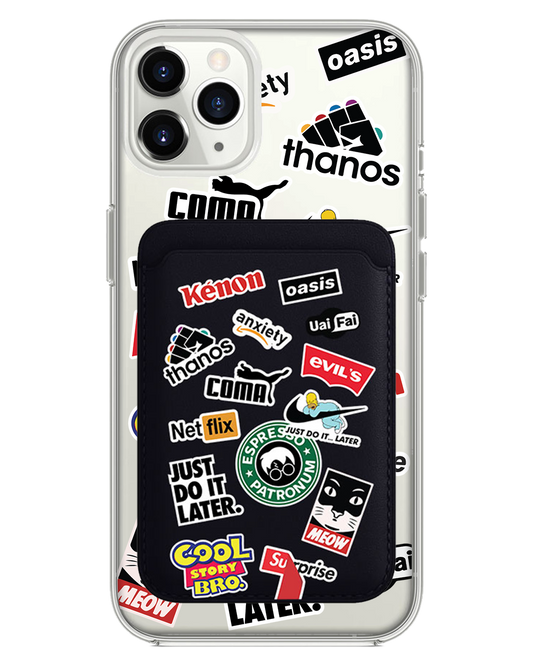 iPhone Magnetic Wallet Case - Brand Parody 1.0