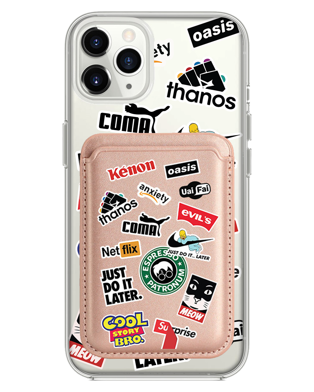 iPhone Magnetic Wallet Case - Brand Parody 1.0