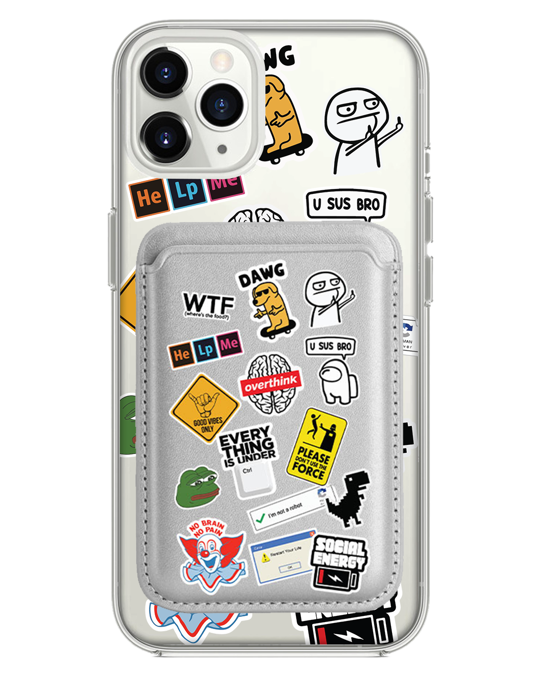 iPhone Magnetic Wallet Case - Brand Parody 2.0