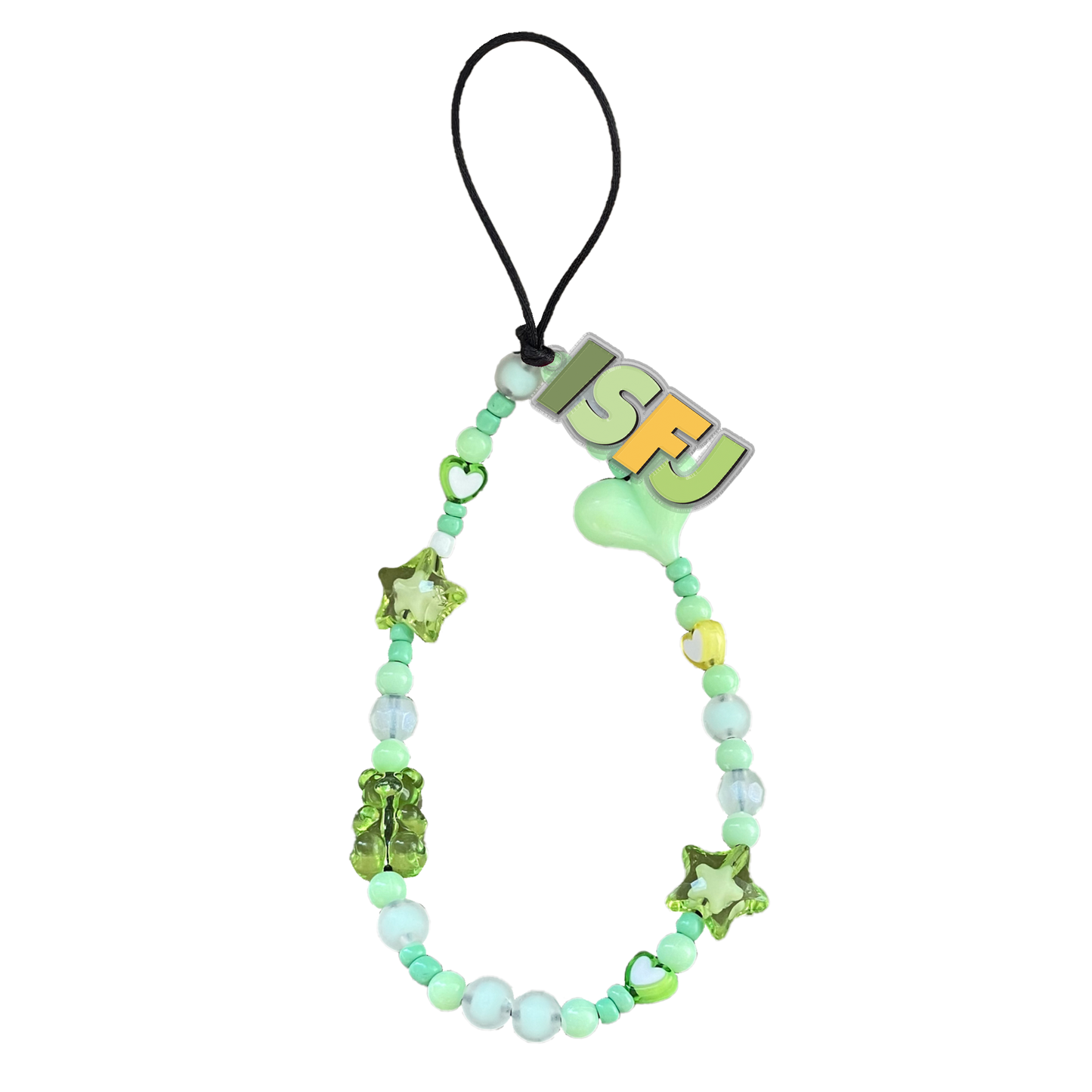 Beaded Strap with Acrylic Charm - ISFJ
