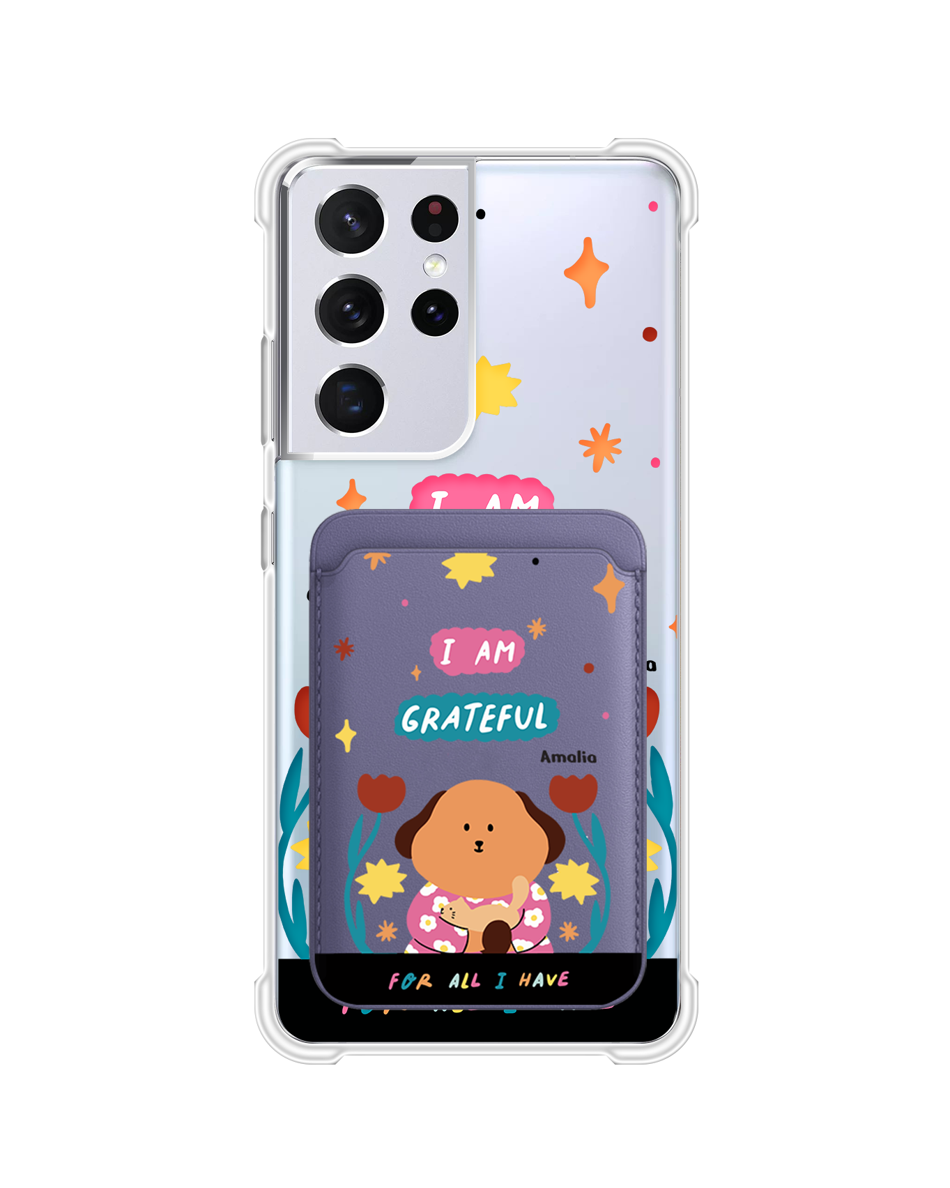 Android Magnetic Wallet Case - Kiku And The Cat
