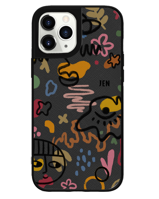 iPhone Leather Grip - Abstract 3.0