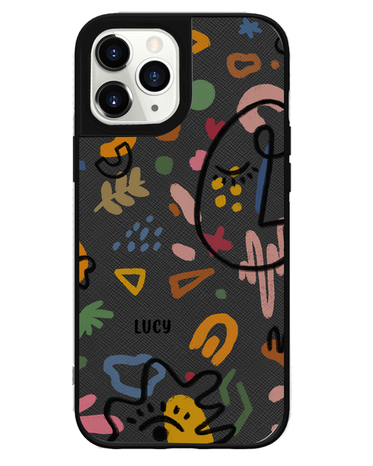 iPhone Leather Grip - Abstract 5.0
