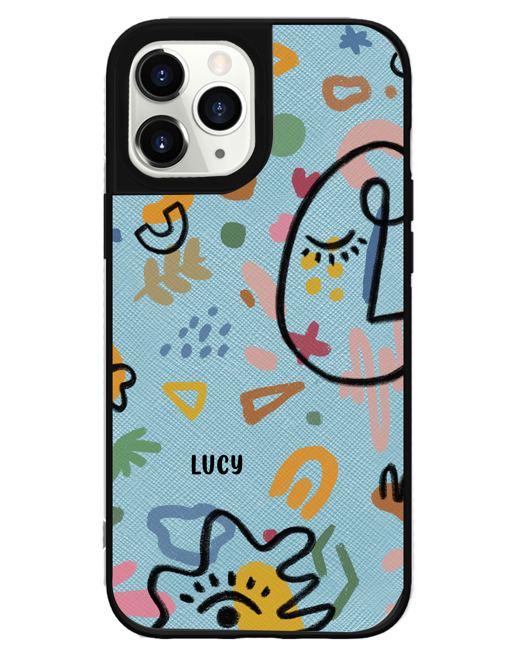 iPhone Leather Grip - Abstract 5.0