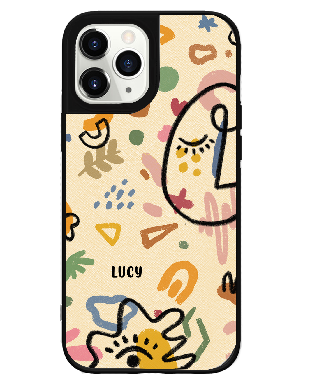 iPhone Leather Grip - Abstract 5.0
