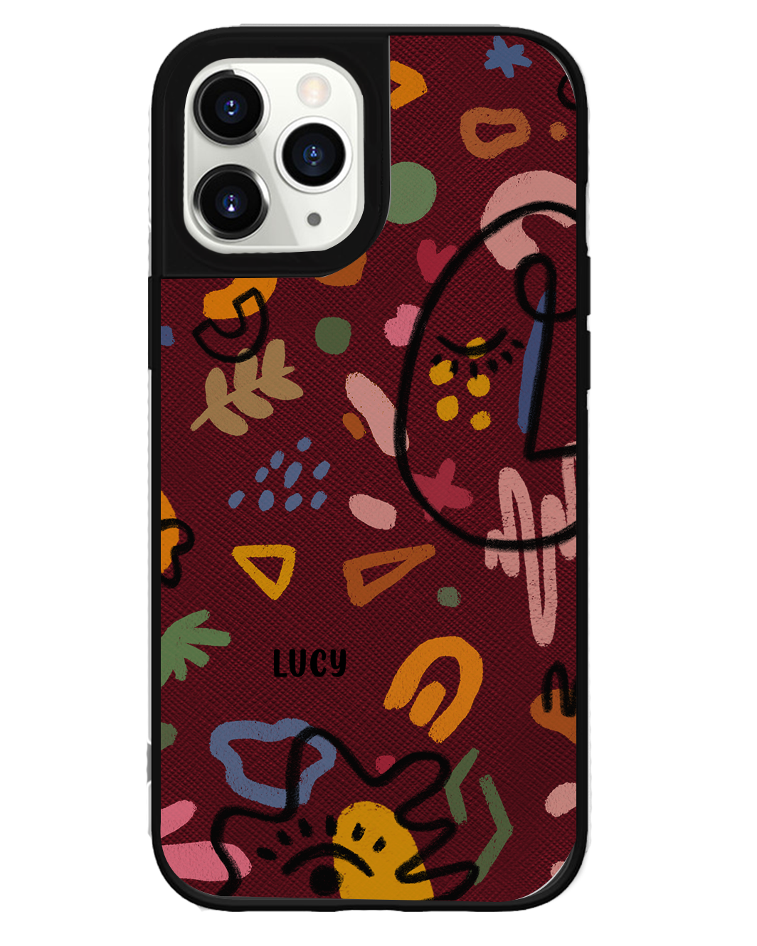 iPhone Leather Grip - Abstract 5.0
