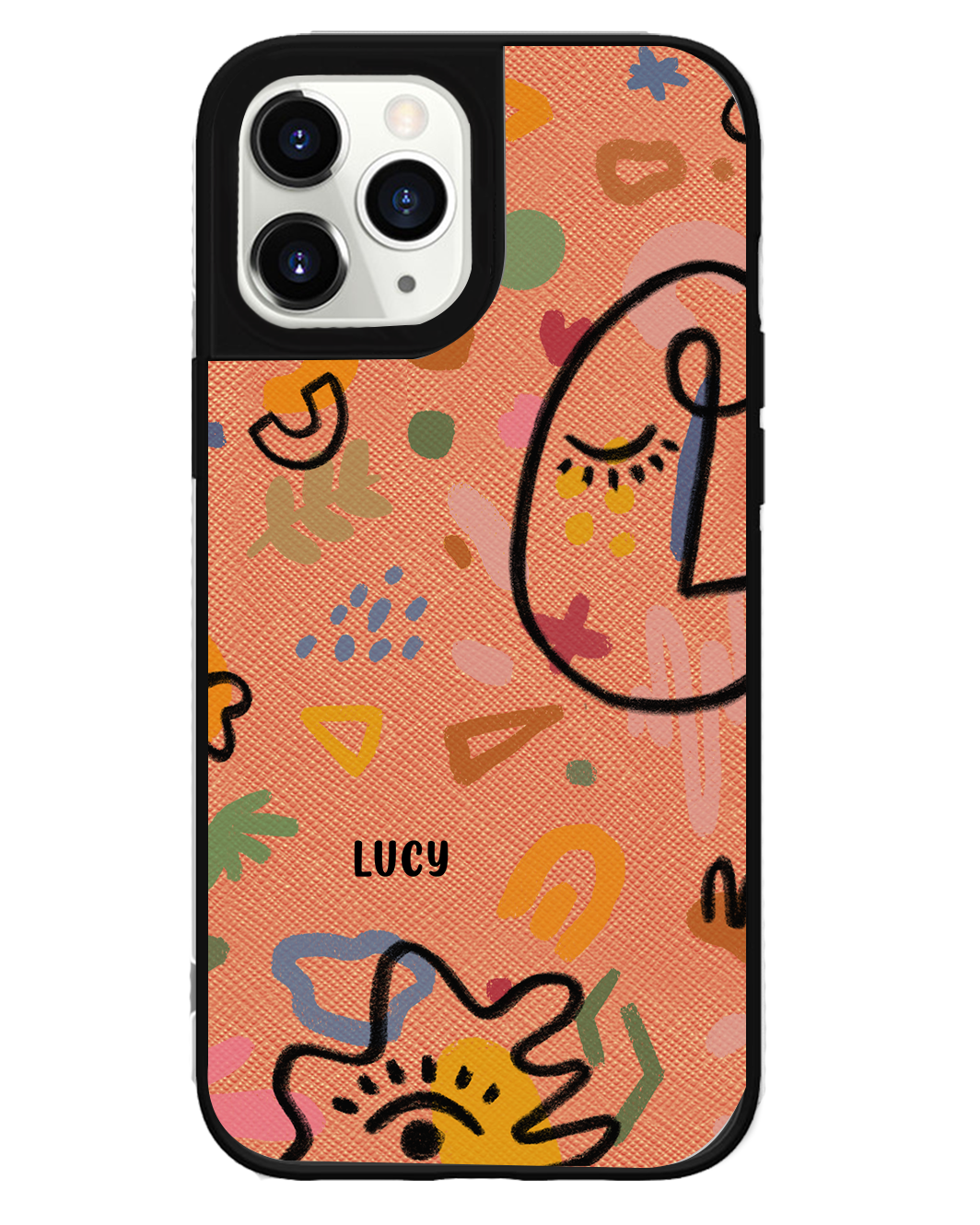 iPhone Leather Grip - Abstract 5.0