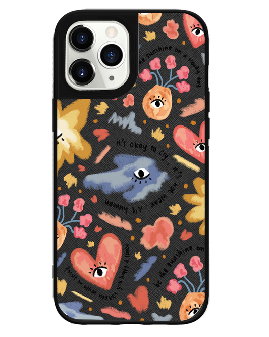 iPhone Leather Grip - Abstract Lovers