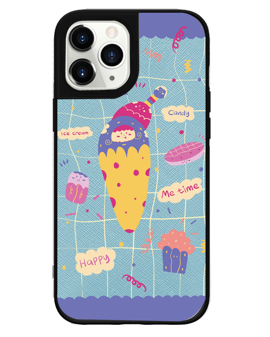 iPhone Leather Grip - Candy Doodle