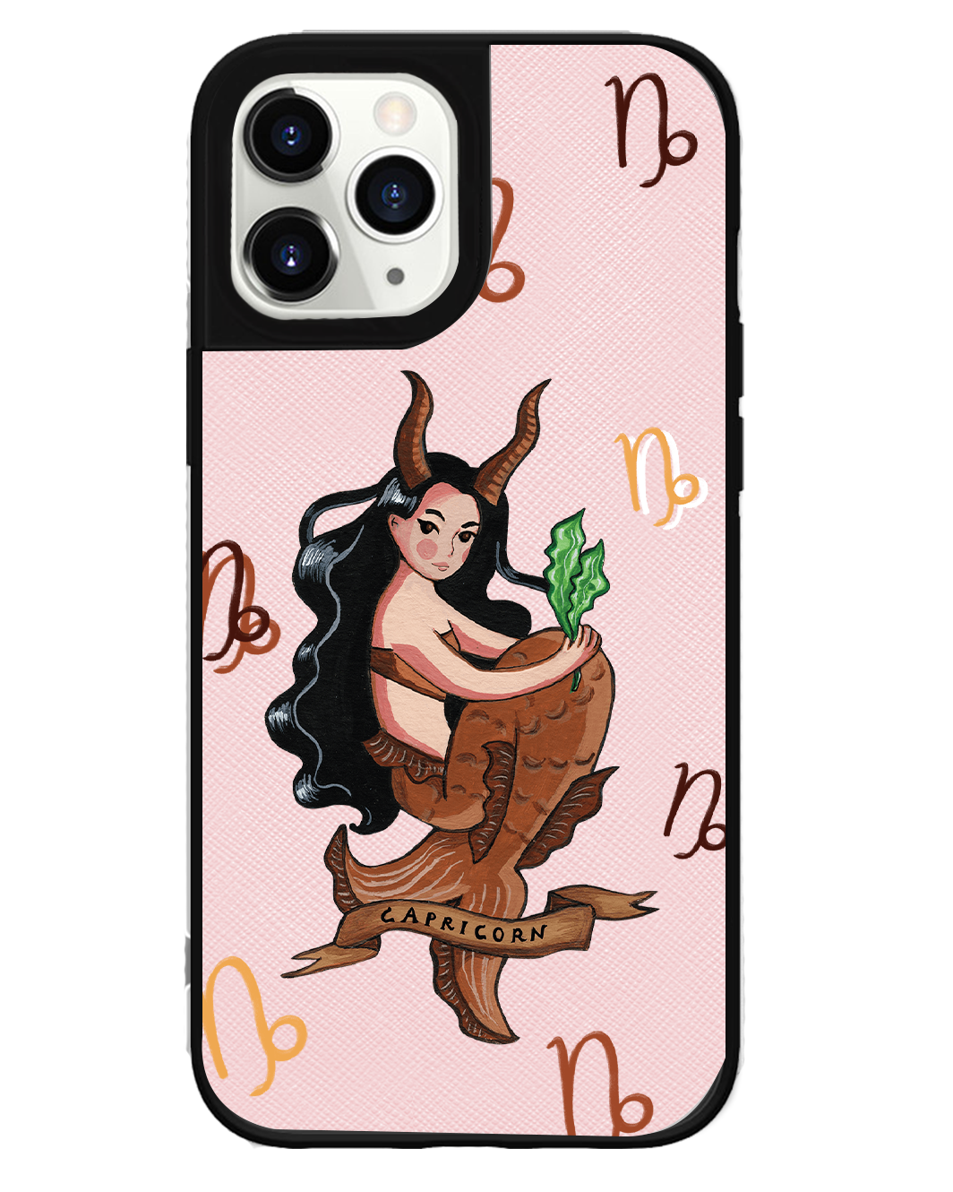 iPhone Leather Grip - Capricorn