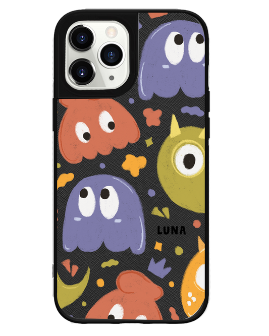 iPhone Leather Grip - Cute Monster 1.0