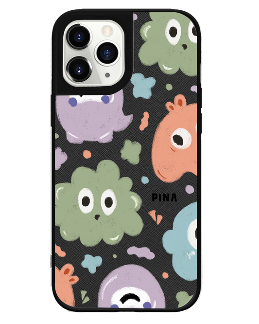 iPhone Leather Grip - Cute Monster 2.0