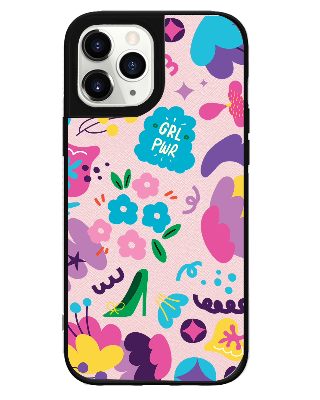 iPhone Leather Grip - Girl Power