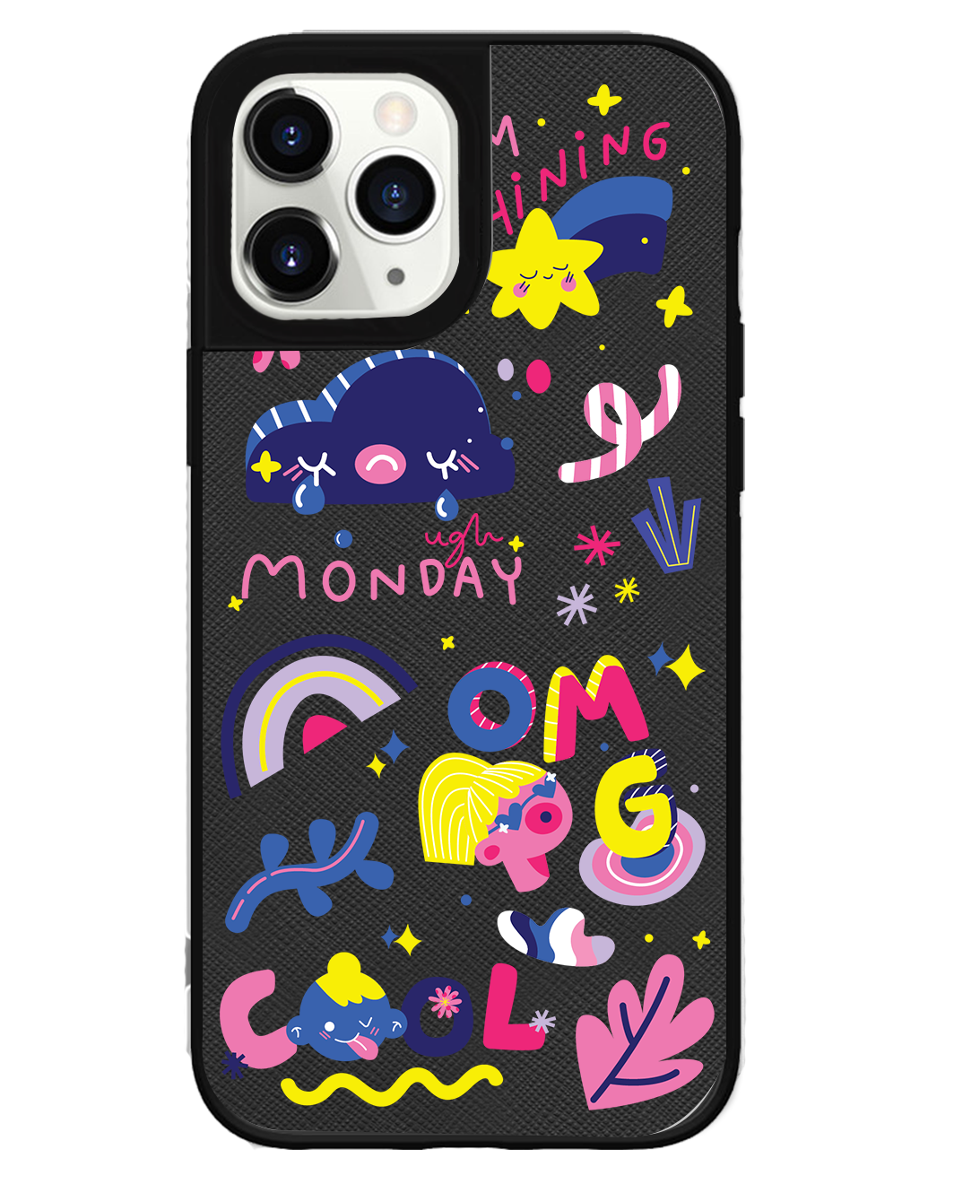 iPhone Leather Grip - Monday My Day