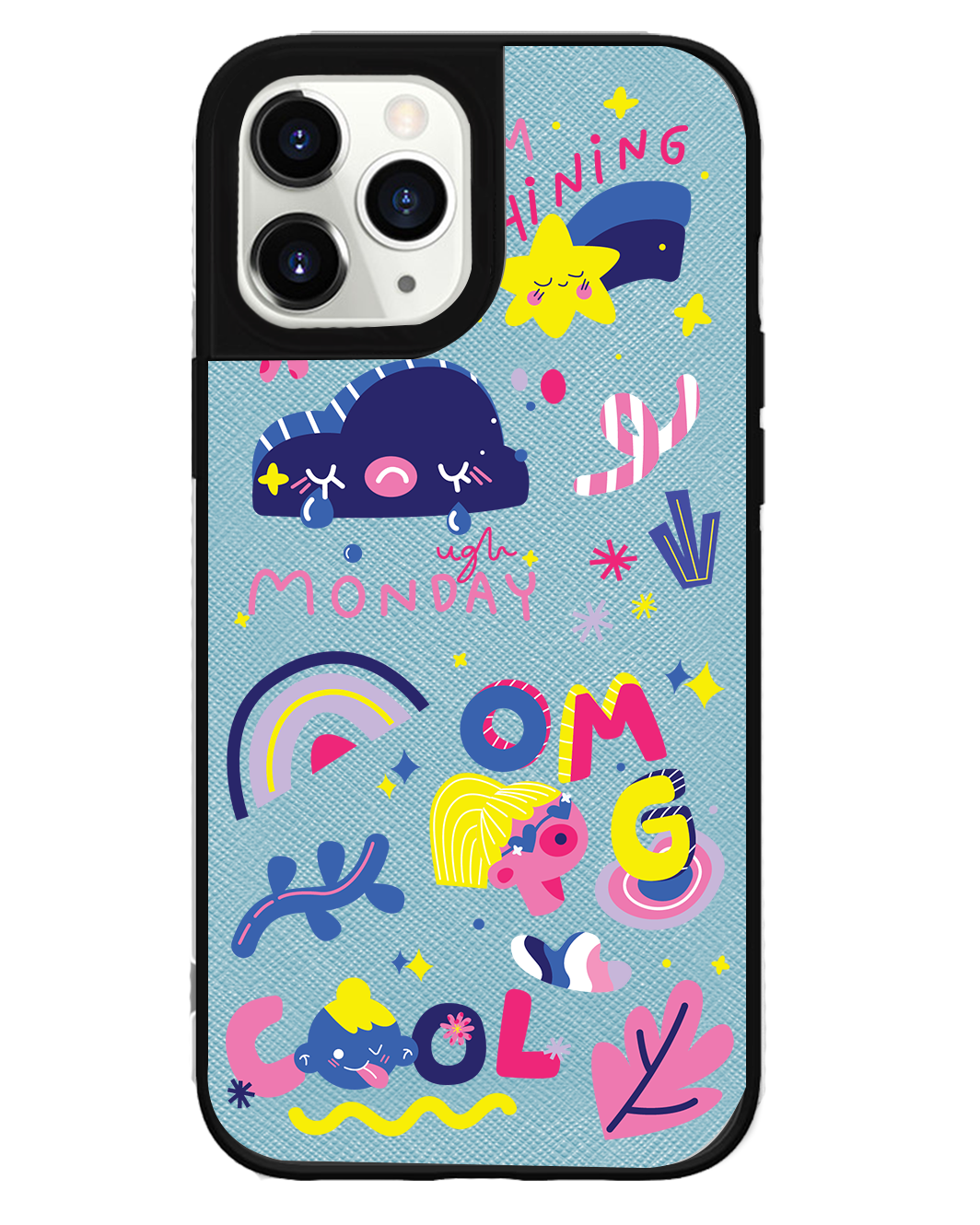 iPhone Leather Grip - Monday My Day