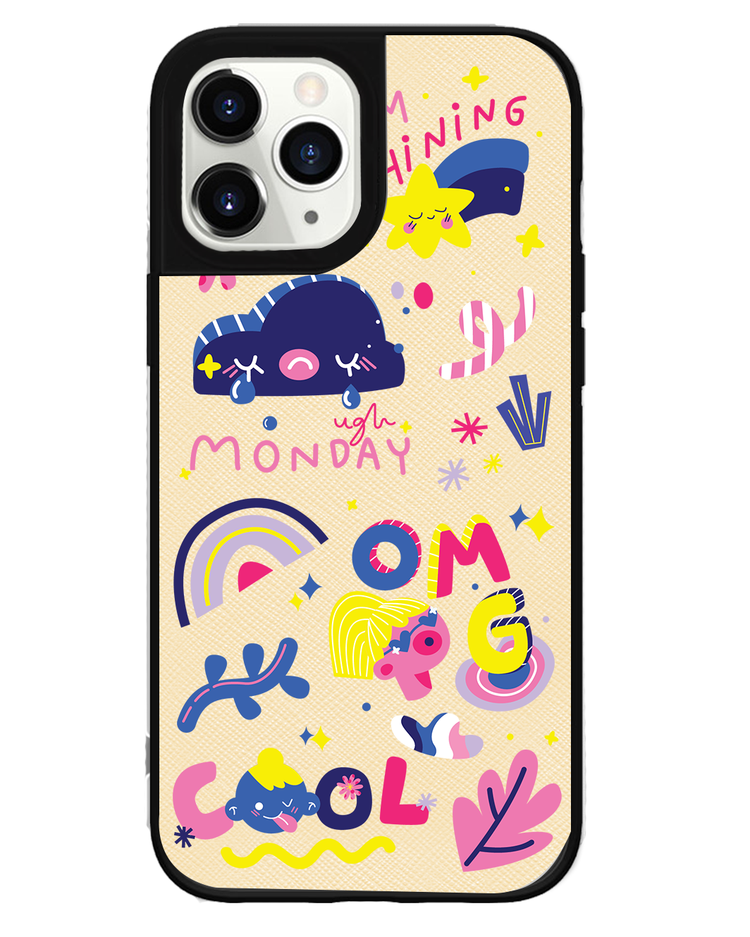 iPhone Leather Grip - Monday My Day