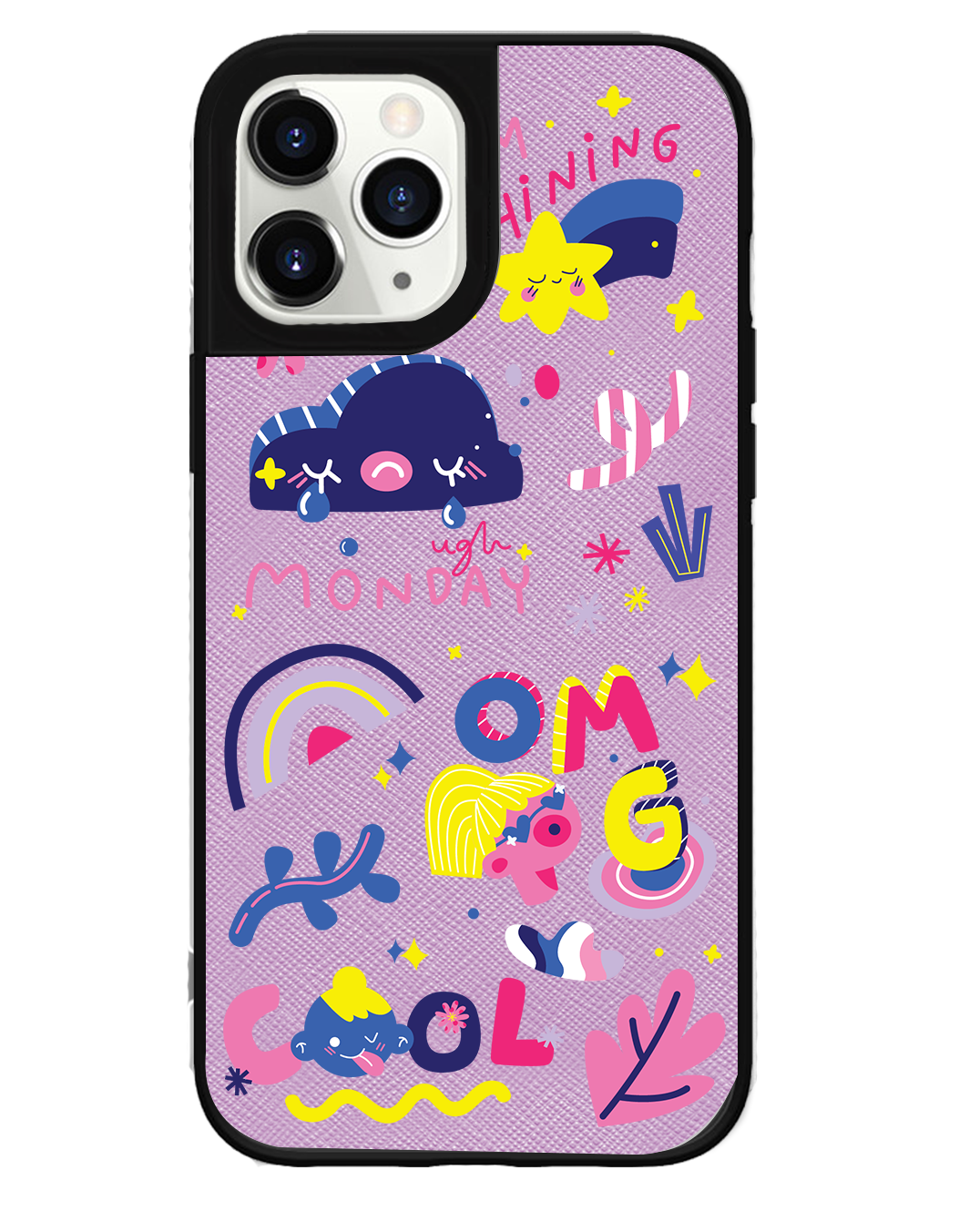 iPhone Leather Grip - Monday My Day