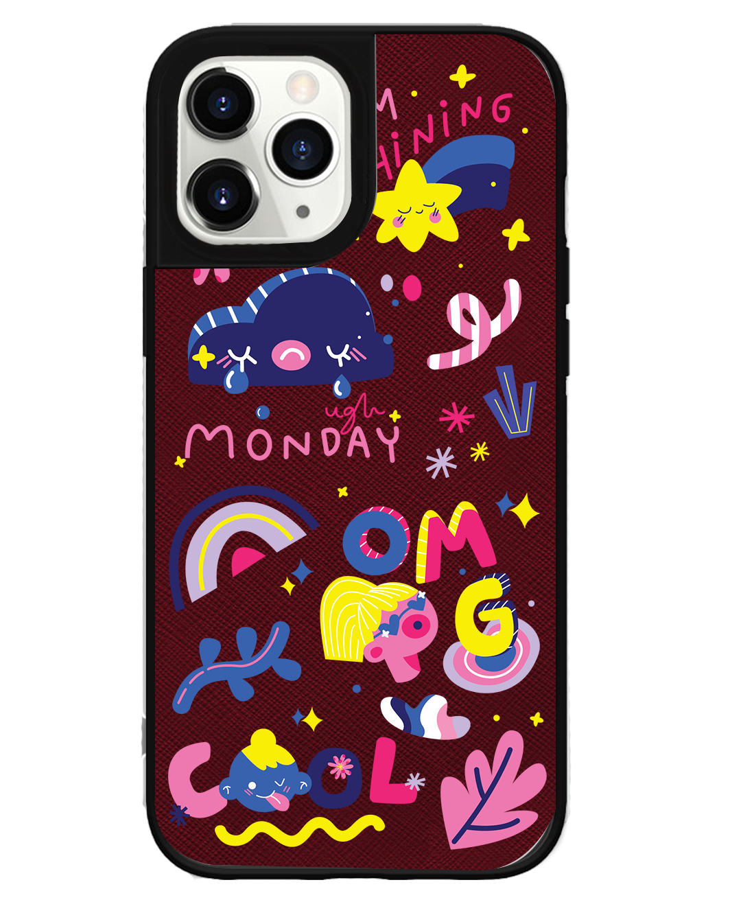 iPhone Leather Grip - Monday My Day