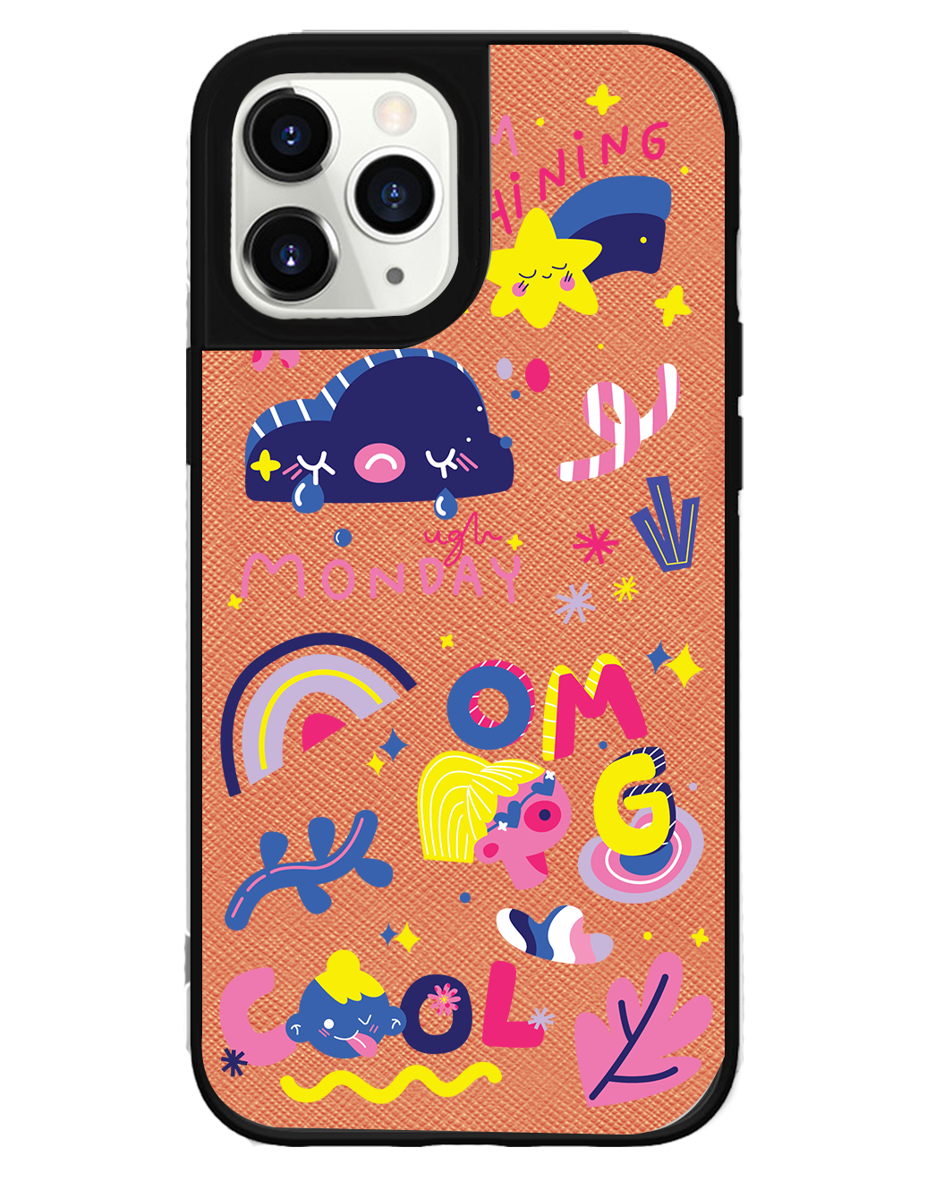 iPhone Leather Grip - Monday My Day