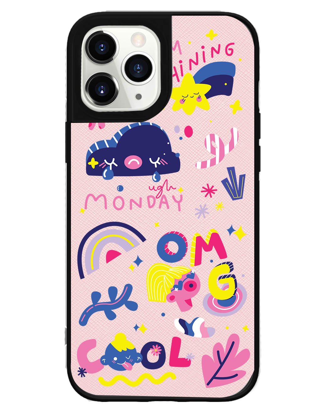 iPhone Leather Grip - Monday My Day