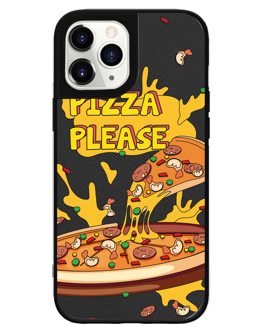 iPhone Leather Grip - Pizza Please