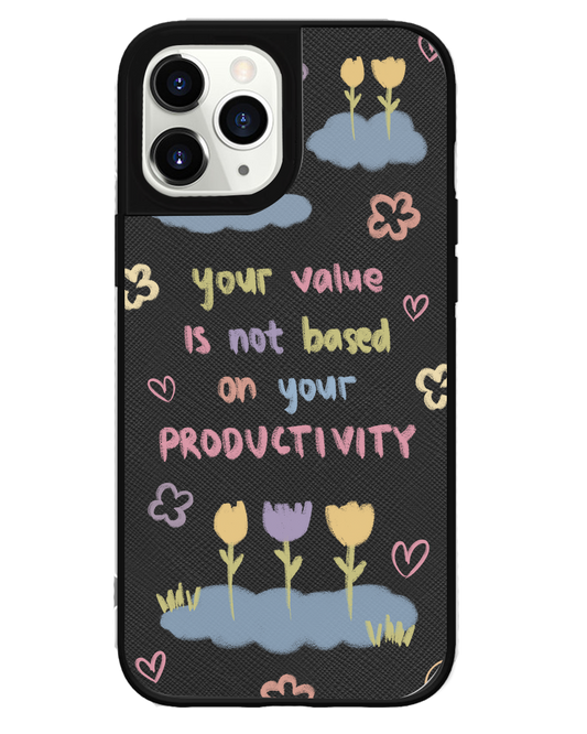 iPhone Leather Grip - Positive Energy