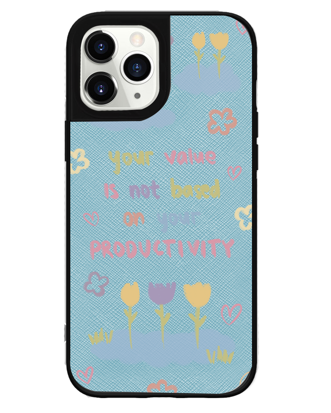 iPhone Leather Grip - Positive Energy