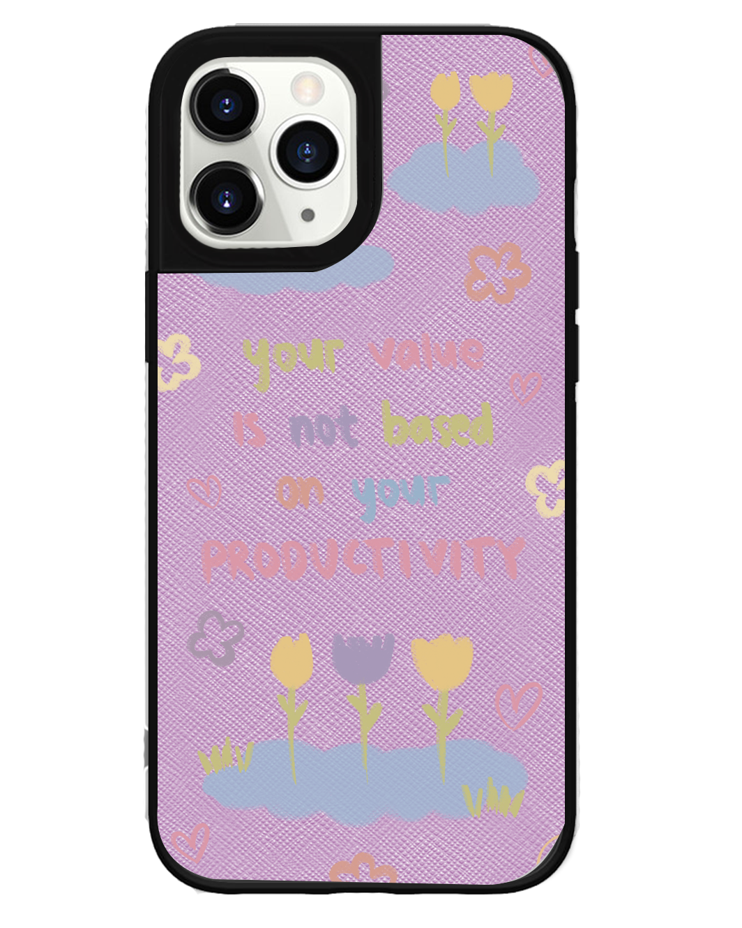 iPhone Leather Grip - Positive Energy