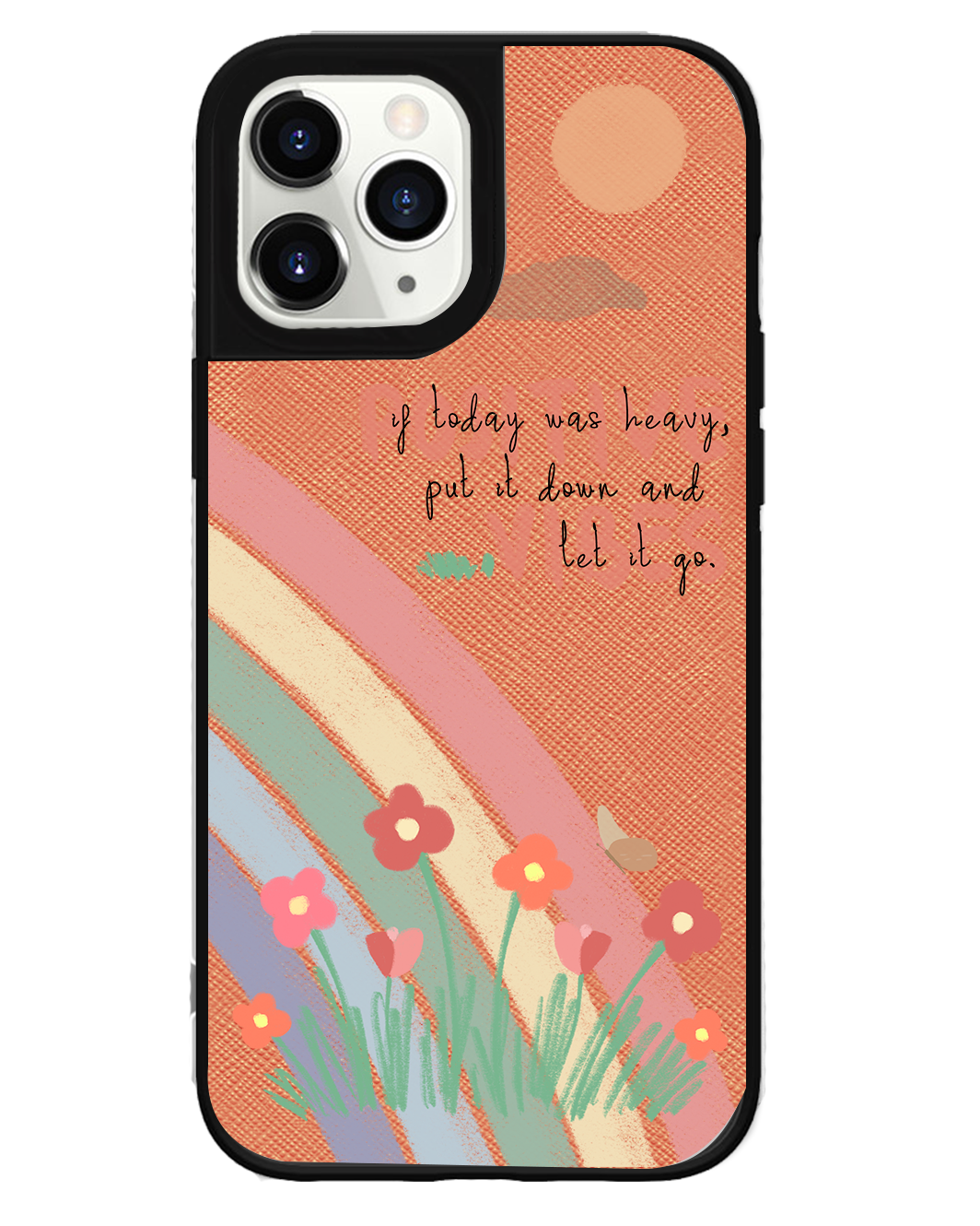 iPhone Leather Grip - Positive Vibes