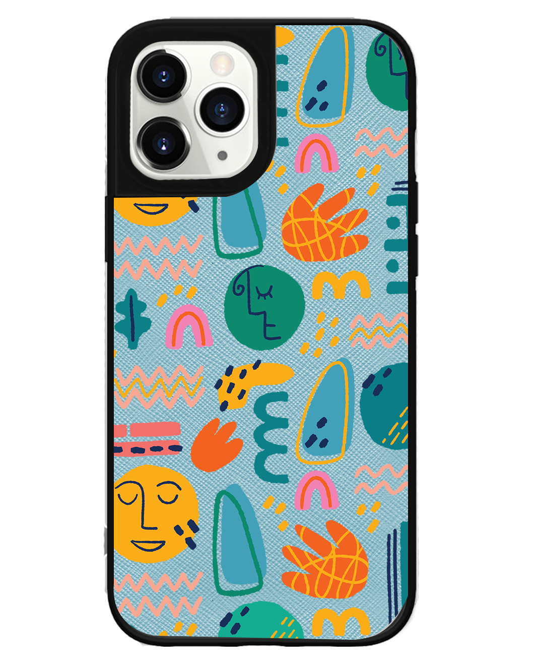 iPhone Leather Grip - Silent Art