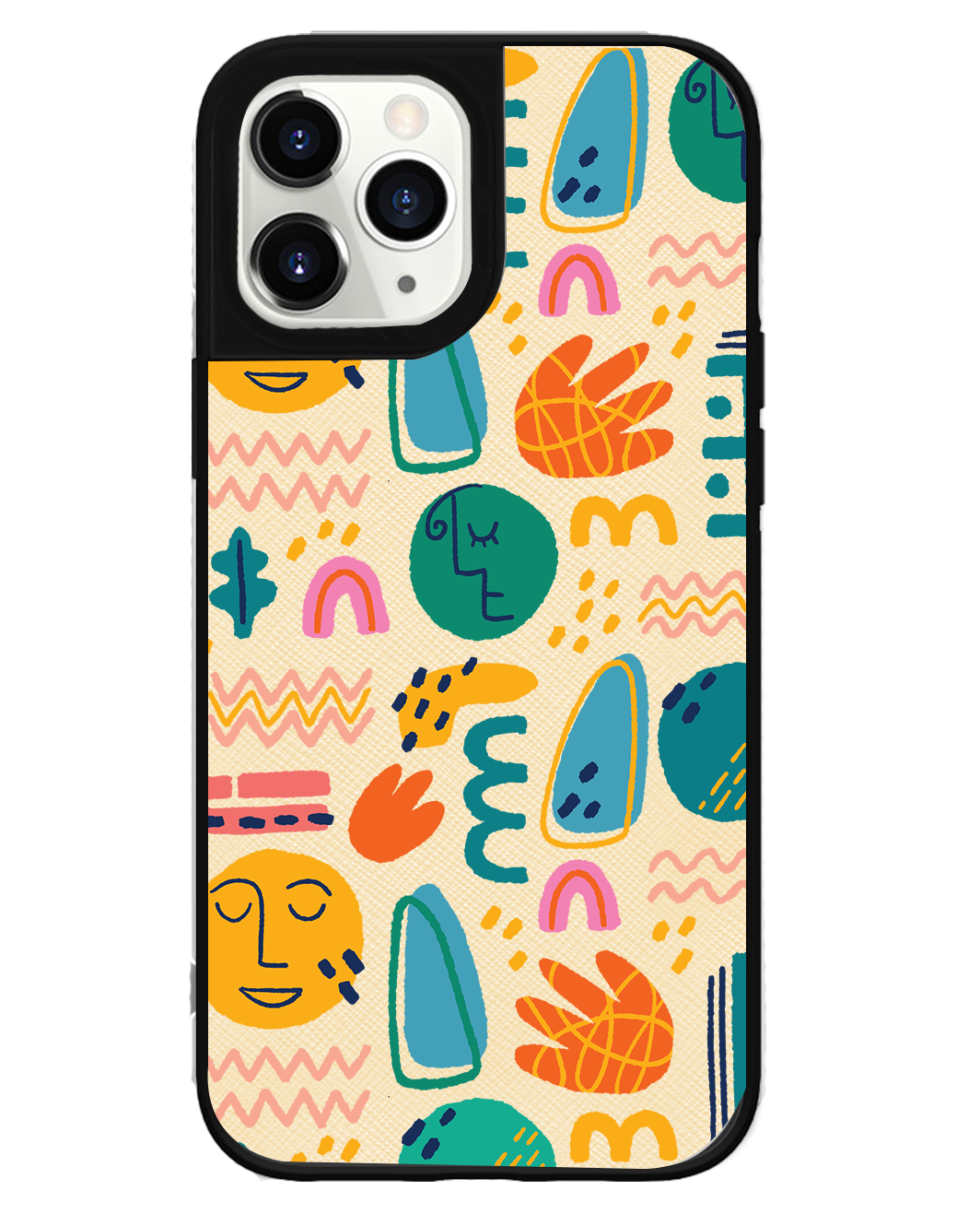 iPhone Leather Grip - Silent Art