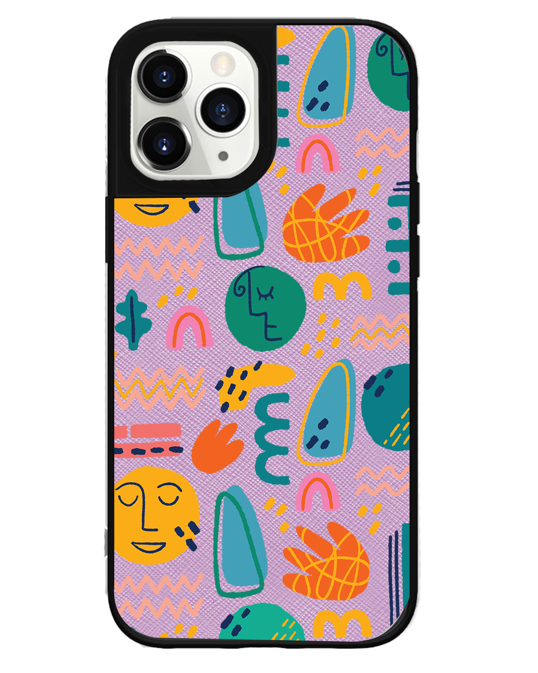 iPhone Leather Grip - Silent Art
