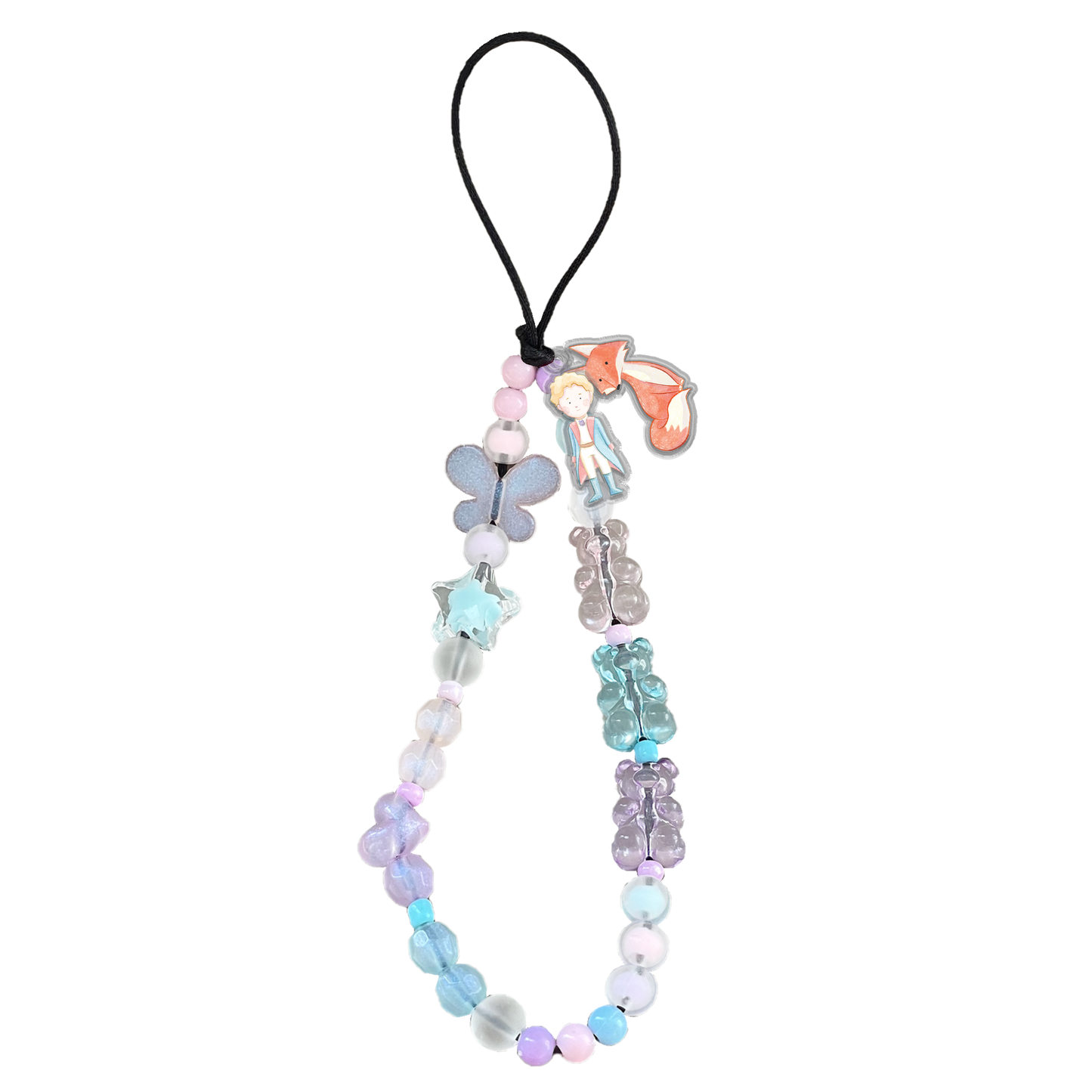 Beaded Strap with Acrylic Charm - Little Prince
