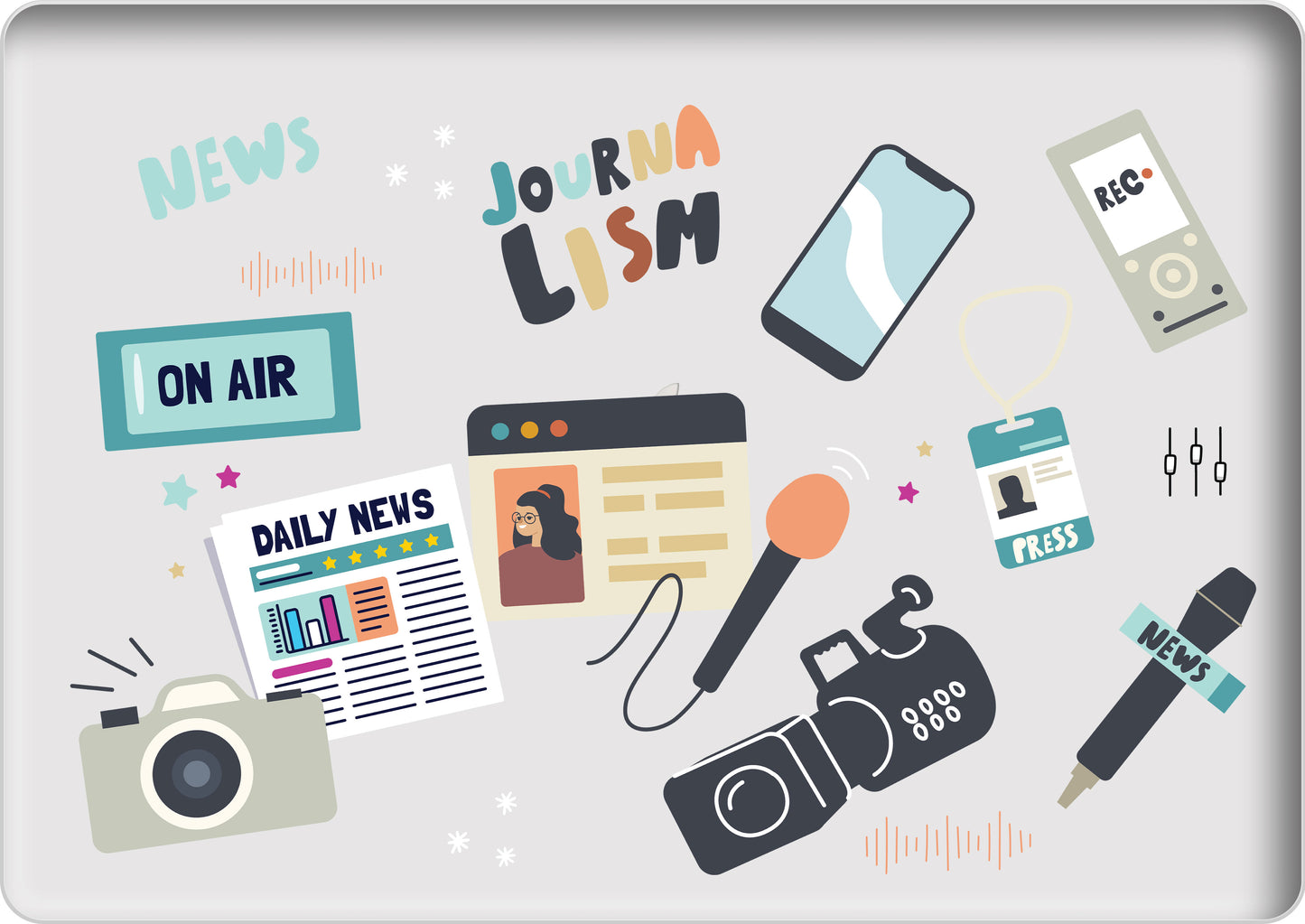 MacBook Snap Case - Journalism