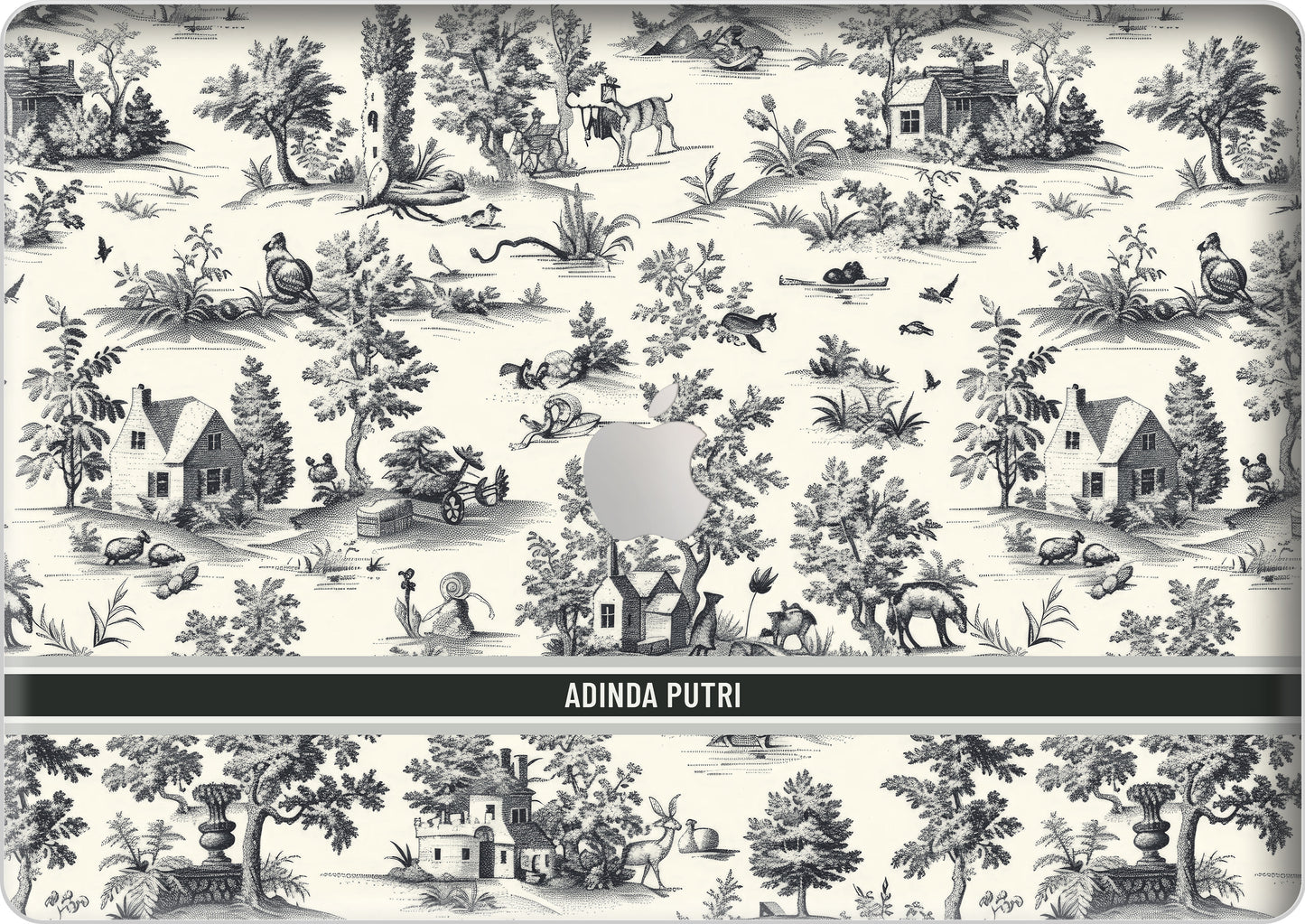 Macbook Snap Case - Toile du Juoy Chalet