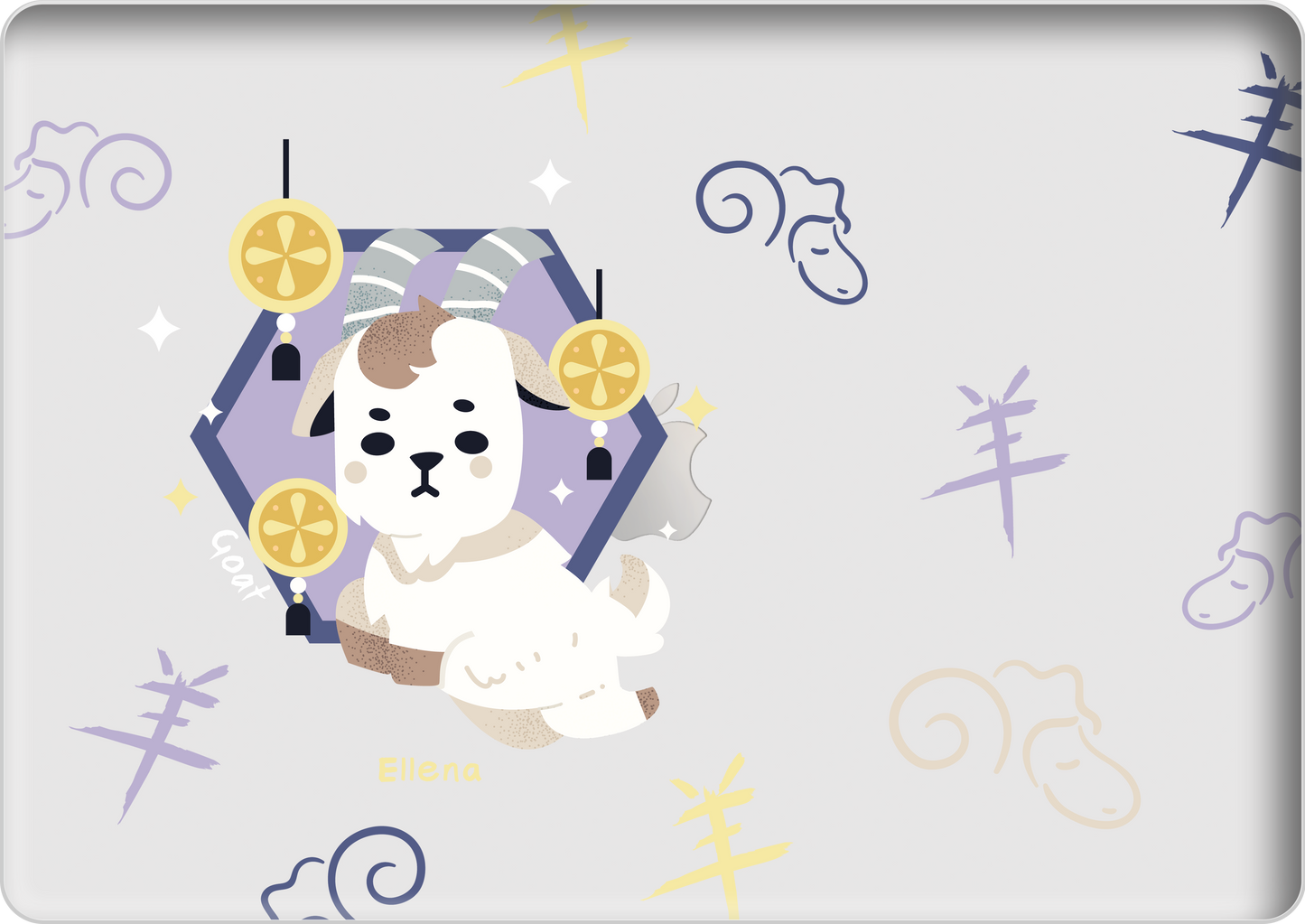 MacBook Snap Case - Goat (Chinese Zodiac / Shio)