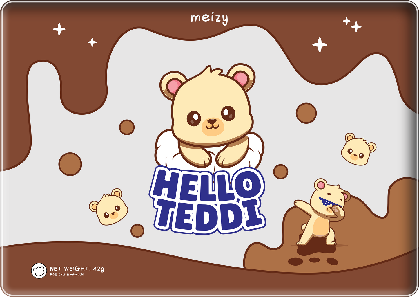 MacBook Snap Case - Hello Teddy 1.0