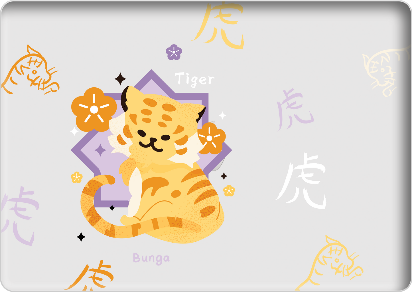 MacBook Snap Case - Tiger (Chinese Zodiac / Shio)