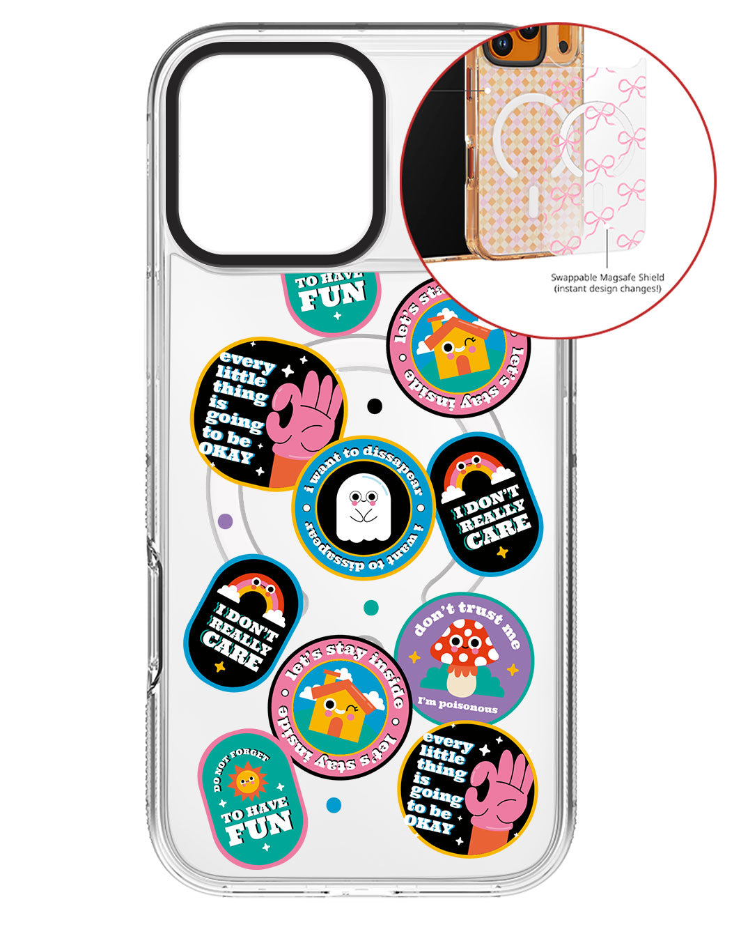 Magsafe Swappable Plate - Monster Sticker Pack